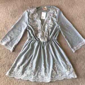 Sweet H&M dress with crochet trim NWT